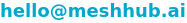 MeshHub support email
